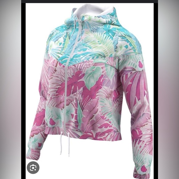Nike Jackets & Blazers - 5/$15 Sale: NWOT Nike Floral Cropped Windbreaker